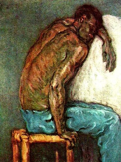 Paul Cezanne negern scipio oil painting picture